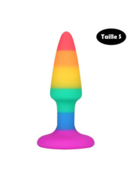 Plug anal multicouleur taille S - A-032-RAI-S
